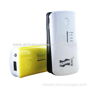 2,400/4,000mAh Mini Portable Power Banks for iPhone, with 5V/1A Input